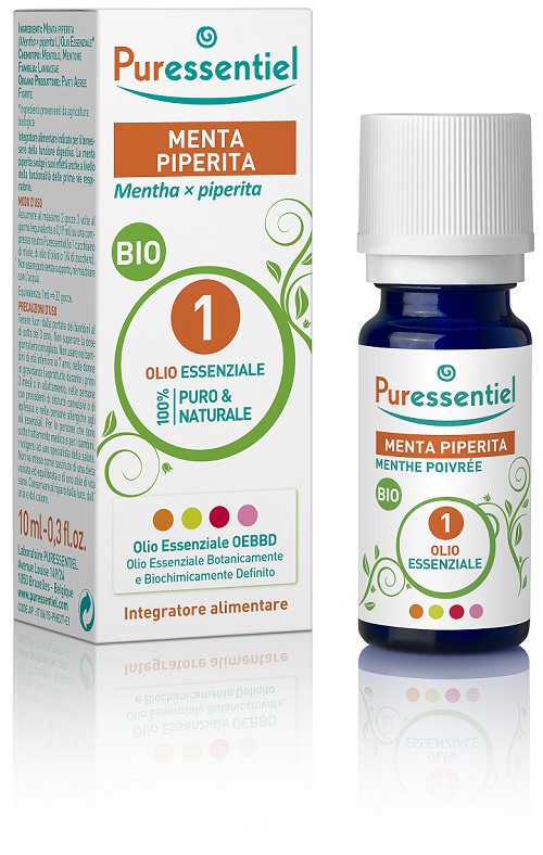 PURESSENTIEL MENTA PIPERITA OLIO ESSENZIALE BIO 10 ML - Farmacia-flash.it