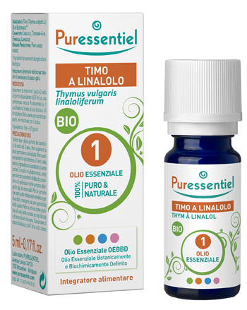 PURESSENTIEL TIMO A LINALOLO OLIO ESSENZIALE BIO 5 ML - Farmacia-flash.it