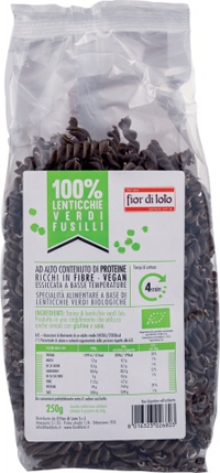 FUSILLI DI LENTICCHIE VERDI BIO 250 G - Farmacia-flash.it