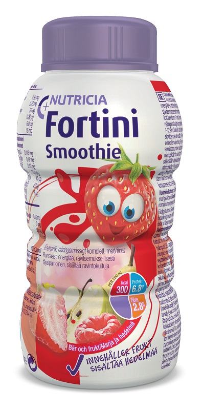 FORTINI SMOOTHIE MULTI FIBRE GUSTO FRUTTI ROSSI 200 ML - Farmacia-flash.it