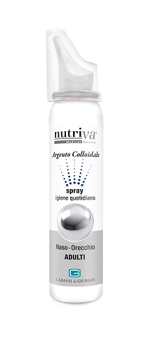 NUTRIVA ARGENTO COLLOIDALE NASO/ORECCHIE 100 ML - Farmacia-flash.it