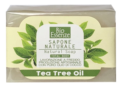 BIO ESSENZE SAPONE NATURALE TEA TREE OIL 100 G - Farmacia-flash.it
