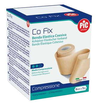BENDA ELASTICA PIC CO FIX AUTOADESIVA 12X5CM MEDIUM - Farmacia-flash.it