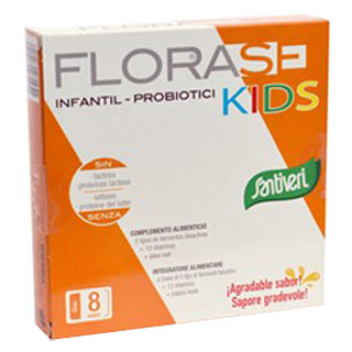 KIDS FLORASE 8 FIALETTE 10 ML + POLVERE - Farmacia-flash.it