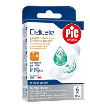 CEROTTO PIC DELICATE DITA ANTIBATTERICO 6 PEZZI - Farmacia-flash.it
