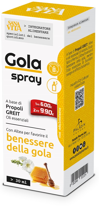 SANAVITA GOLA SPRAY 30 ML - Farmacia-flash.it