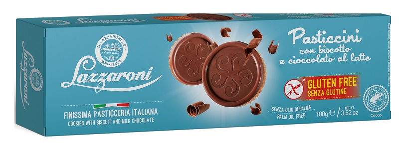 PASTICCINI BISCOTTO/CIOCCOLATO AL LATTE 100 G - Farmacia-flash.it
