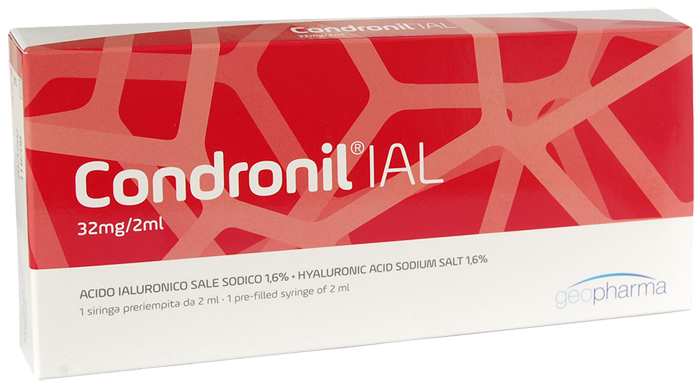 SIRINGA INTRA-ARTICOLARE CONDRONIL IAL ACIDO IALURONICO 1,6% 2 ML - Farmacia-flash.it