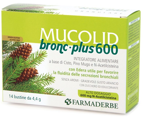 MUCOLID BRONC PLUS 600 14 BUSTINE - Farmacia-flash.it