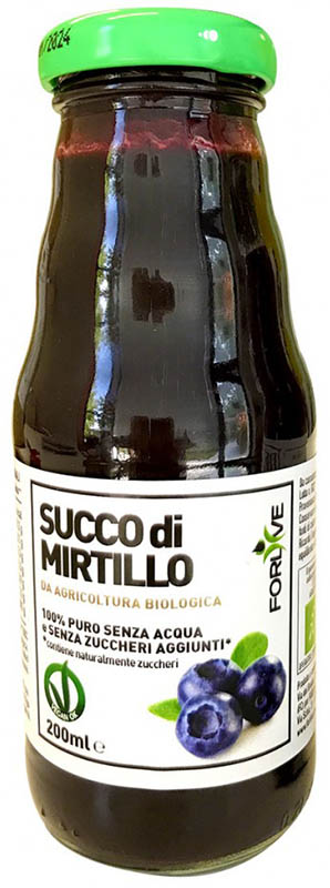 SUCCO DI MIRTILLO BIO 200 ML - Farmacia-flash.it
