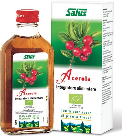 ACEROLA SUCCO 200 ML BIO - Farmacia-flash.it