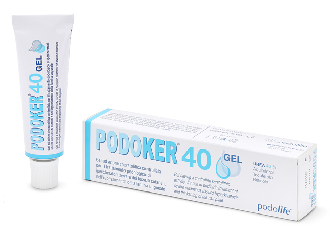 PODOKER 40 GEL AZIONE CHERATOLITICA TUBO DA 30 ML CON APPLICATORE - Farmacia-flash.it
