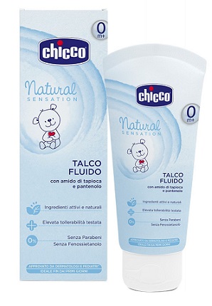 CHICCO TALCO FLUIDO NATURAL SENSATION 100 ML - Farmacia-flash.it