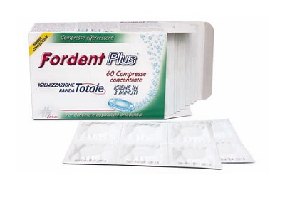 FORDENT PLUS 60 COMPRESSE CONCENTRATE PER DENTIERE E APPARECCHI ORTODONTICI - Farmacia-flash.it