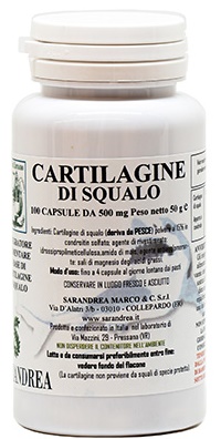 CARTILAGINE DI SQUALO 100 CAPSULE - Farmacia-flash.it