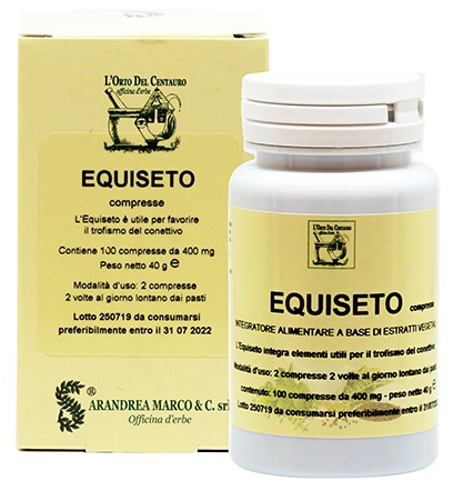EQUISETO 400 MACERATO GLICERICO 100  COMPRESSE - Farmacia-flash.it