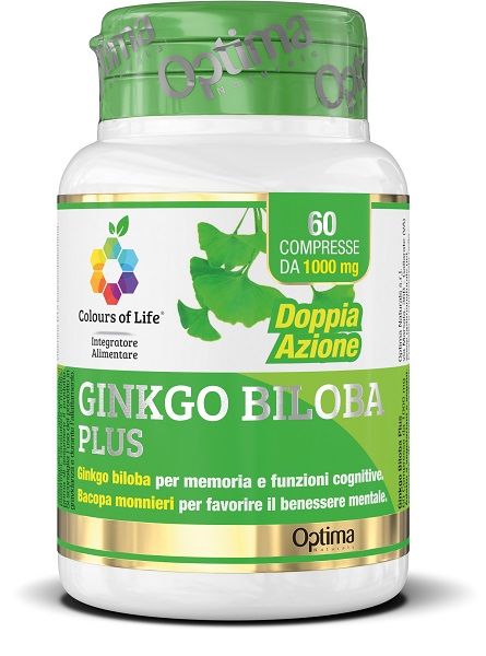 COLORUS OF LIFE GINKGO BILOBA PLUS 60 COMPRESSE 1000 MG - Farmacia-flash.it