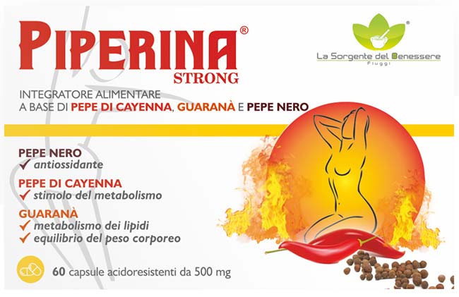 PIPERINA STRONG 60 CAPSULE - Farmacia-flash.it