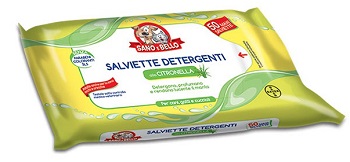 SANO E BELLO SALVIETTE DETERGENTI CITRONELLA 50 PEZZI - Farmacia-flash.it