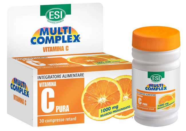 ESI MULTICOMPLEX VITAMINA C PURA 1000 MG RETARD 30 COMPRESSE - Farmacia-flash.it