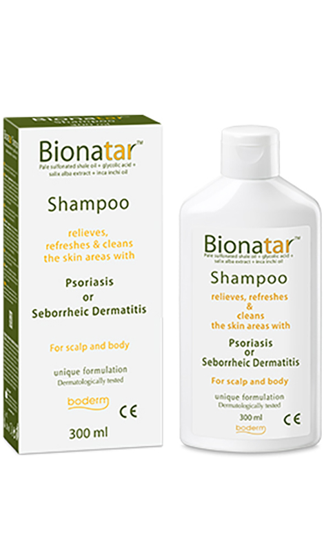 BIONATAR SHAMPOO INDICATO IN PRESENZA DI SINTOMI DI PSORIASI O DERMATITE SEBORROICA 300 ML CE - Farmacia-flash.it