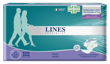 LINES SPECIALIS PANNOLONE A MUTANDINA MAXI MEDIA FARMA 20 PEZZI - Farmacia-flash.it