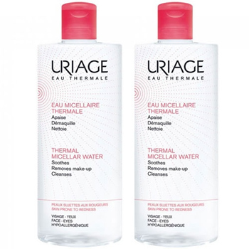 URIAGE EAU MICELLARE PER PELLI ARROSSATE 1+1 - Farmacia-flash.it
