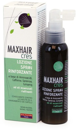 MAX HAIR CRES LOZIONE ANTICADUTA 100 ML - Farmacia-flash.it