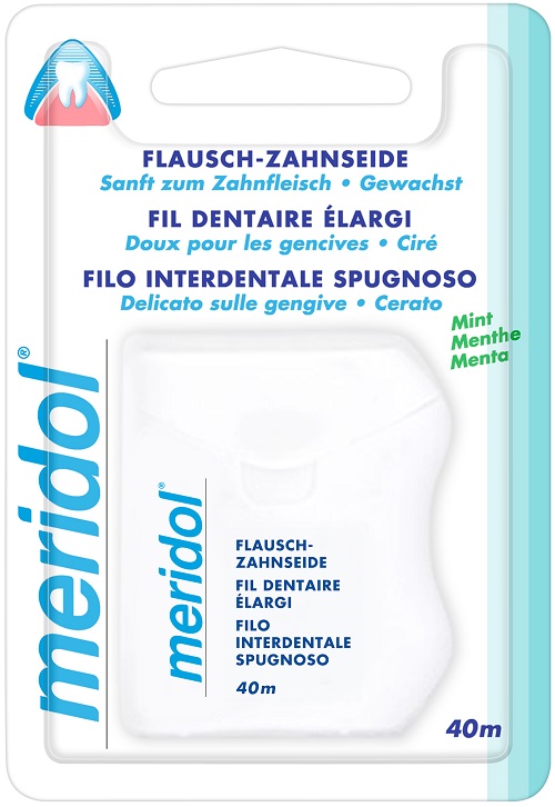 MERIDOL EXPANDED FILO INTERDENTALE 40 METRI - Farmacia-flash.it