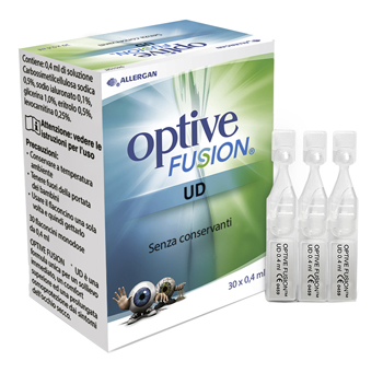 OPTIVE FUSION UD SOLUZIONE OFTALMICA STERILE 30 FLACONCINI MONODOSE 0,4 ML - Farmacia-flash.it
