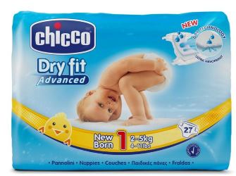 CH DRY FIT ADVANCE NEW BORN 27 PEZZI - Farmacia-flash.it
