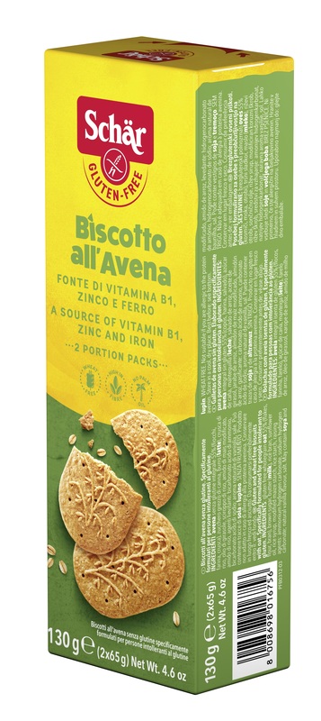 SCHAR BISCOTTI ALL'AVENA 130 G - Farmacia-flash.it