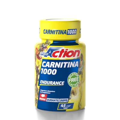 PROACTION CARNITINA 1000 45 COMPRESSE - Farmacia-flash.it