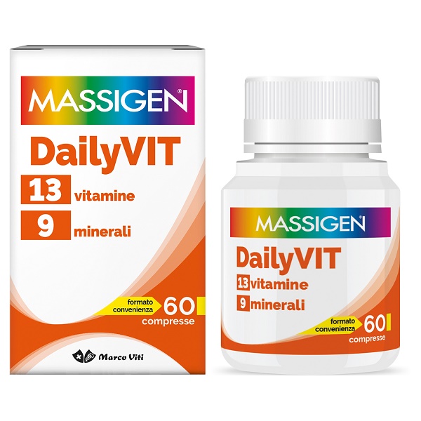DAILYVIT+ 12 VITAMINE 11 MINERALI 60 COMPRESSE - Farmacia-flash.it