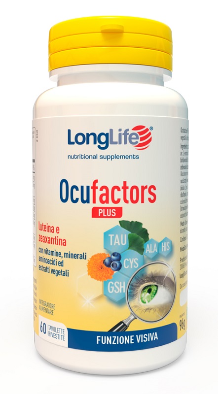 LONGLIFE OCUFACTORS PLUS 60 TAVOLETTE - Farmacia-flash.it