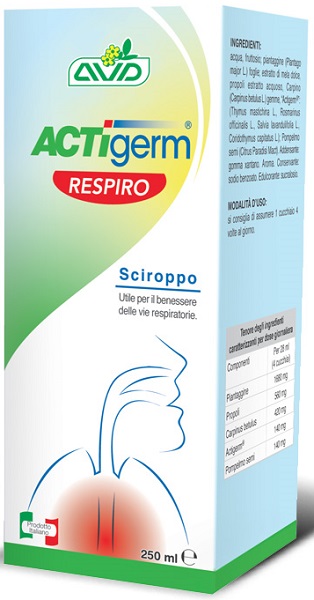 ACTIGERM RESPIRO SCIROPPO 250 ML - Farmacia-flash.it