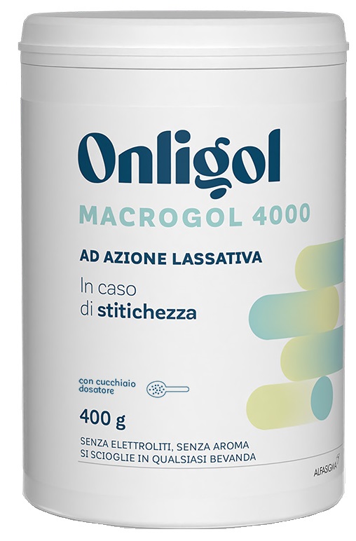 ONLIGOL MACROGOL 4000 400 G SENZA ZUCCHERO - Farmacia-flash.it
