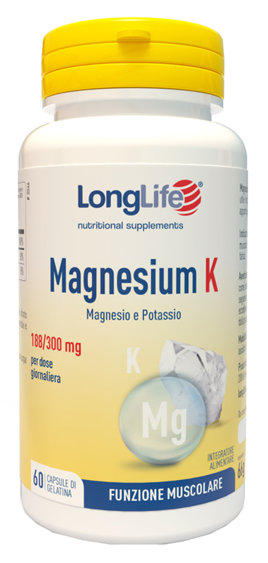 LONGLIFE MAGNESIUM K 60 CAPSULE - Farmacia-flash.it