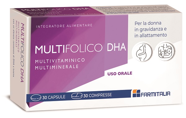MULTIFOLICO DHA 30 CAPSULE + 30 COMPRESSE - Farmacia-flash.it