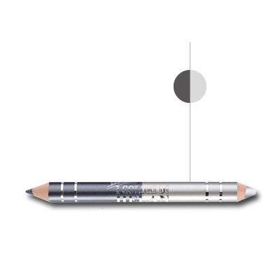 I COLORI DI HELAN BIO MATITA DUO OCCHI OPALINE GRIGIO ANTRACITE - Farmacia-flash.it