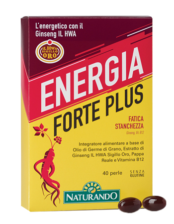 ENERGIA FORTE PLUS 40 PERLE - Farmacia-flash.it
