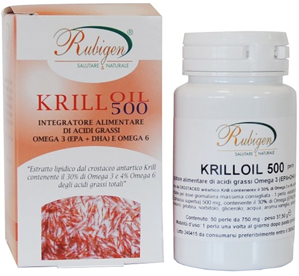 RUBIGEN KRILL OLIO OMEGA 3-6 50 PERLE - Farmacia-flash.it