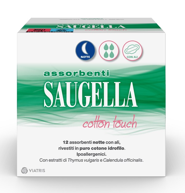 SAUGELLA COTTON TOUCH ASSORBENTI NOTTE 12 PEZZI TAGLIO PREZZO - Farmacia-flash.it