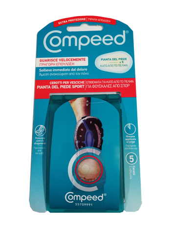 COMPEED VESCICHE PIANTA PIEDE 5 CEROTTI - Farmacia-flash.it