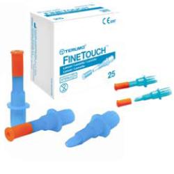 LANCETTE PUNGIDITO FINETOUCH 23 GAUGE 25 PEZZI - Farmacia-flash.it