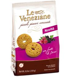 LE VENEZIANE BISCOTTI FRUTTI DI BOSCO 250 G - Farmacia-flash.it