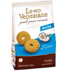 LE VENEZIANE BISCOTTI COCCO 250 G - Farmacia-flash.it
