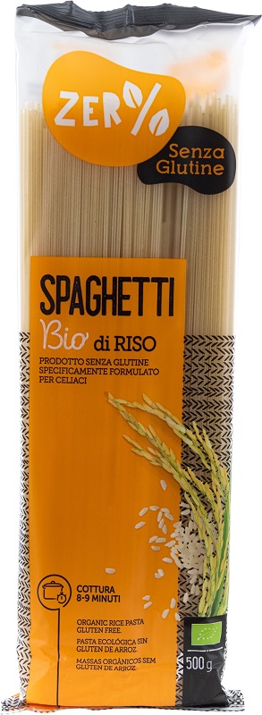 ZERO% GLUTINE PASTA RISO SPAGHETTI SENZA GLUTINE BIO 500 G - Farmacia-flash.it