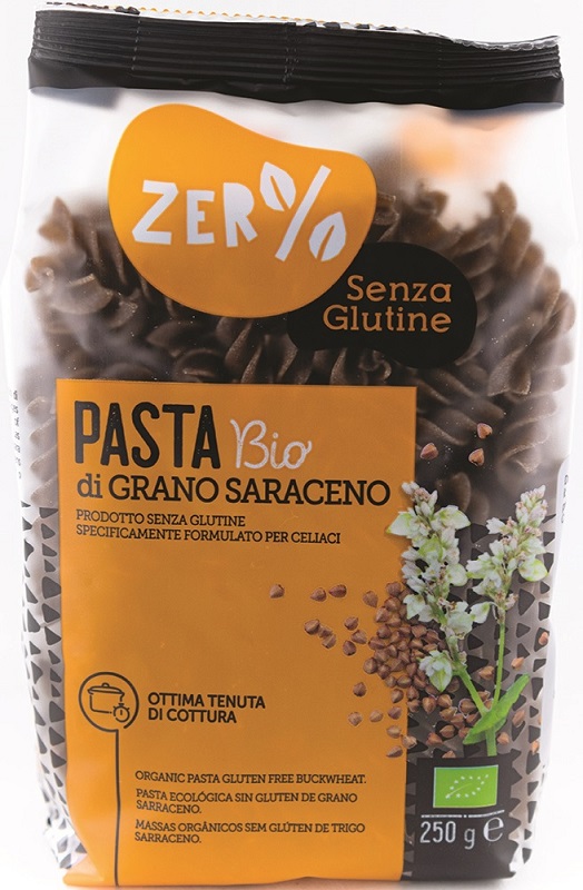 ZERO% GLUTINE FUSILLI GRANO SARACENO INTEGRALE SENZA GLUTINE250 G - Farmacia-flash.it
