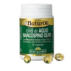 I NATUROLI OLIO DI AGLIO BIANCOSPINO OLIVO 70 PERLE - Farmacia-flash.it